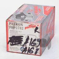Тормозные колодки задние PATRON PBP1782